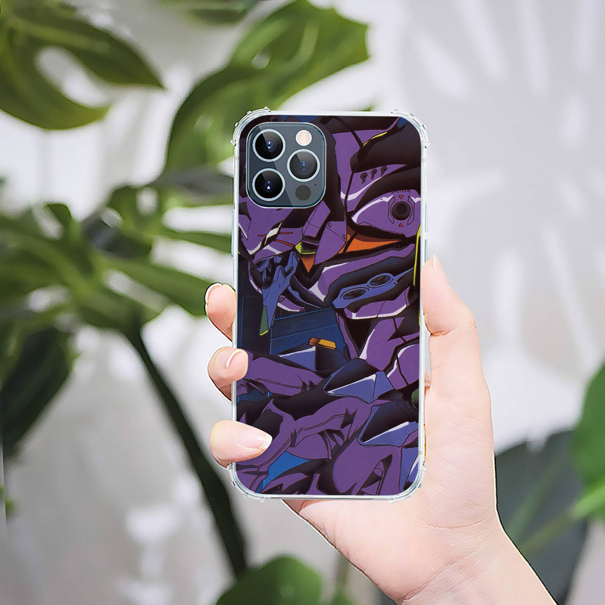 （画像用） EVA 新世紀エヴァンゲリオン 【iPhone 12シリーズ対応】透明スマホケース（クリアソフトケース）